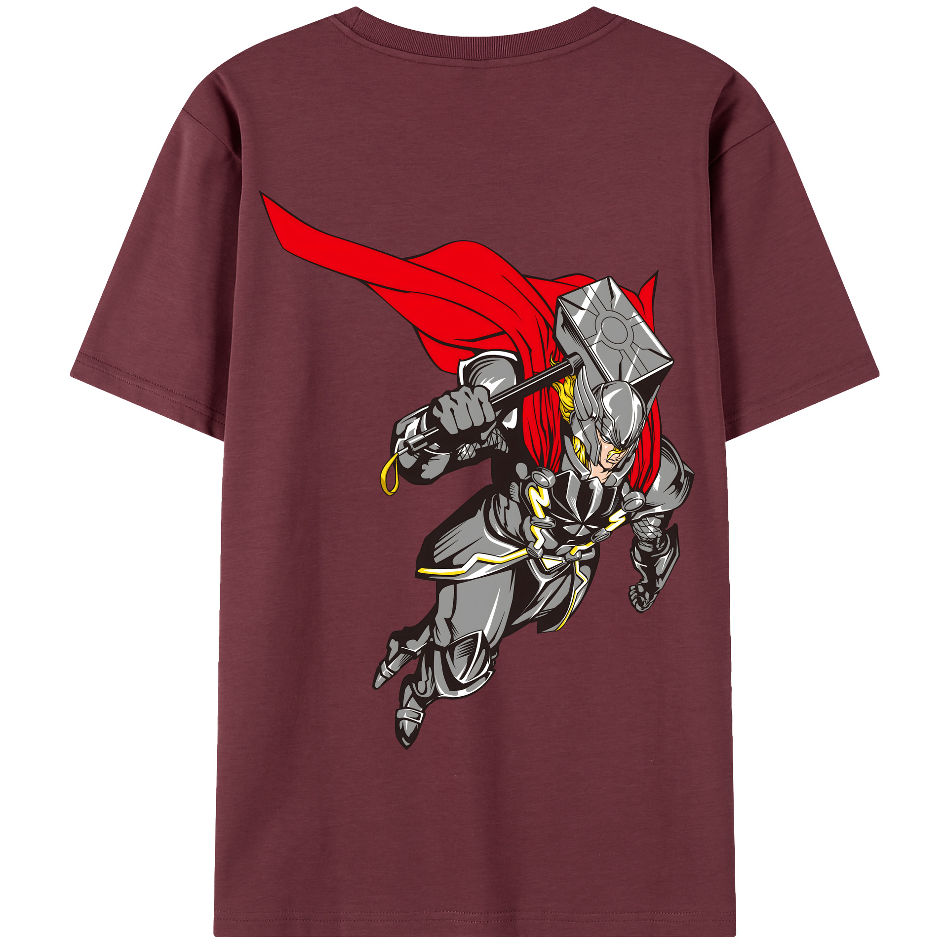 （画像用） アベンジャーズ The Avengers 綿100％半袖Tシャツ（背面プリント）